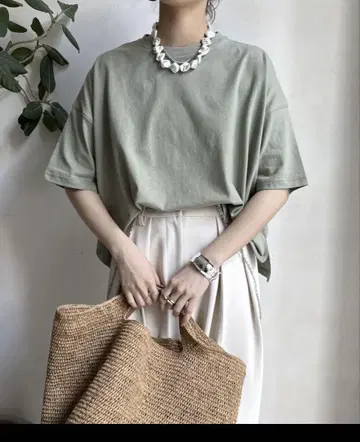 DouDou USA 코튼 빅 실루엣 TEE