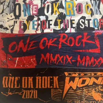 ONE OK ROCK 투어 타월 3장