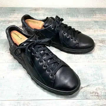 컨디션 최상 JIMMY CHOO 올 가죽 블랙 글리터 41