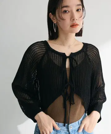 ELENCARE DUE 2way 메쉬 가디건