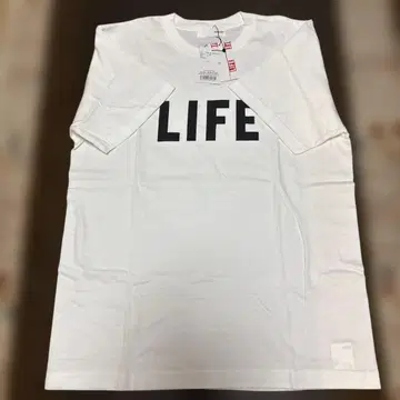 새상품 LIFE 화이트 티셔츠 F 사이즈