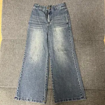 CLEL 클레어 빈티지 디자인 플레어 데님 팬츠 블루 XS