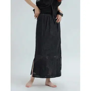 야마다야 라디에이트 인도 코튼 자수 스커트