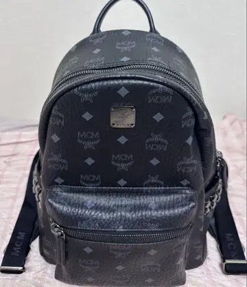 mcm 백팩 블랙