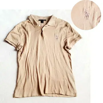 RALPH LAUREN 반팔 티셔츠 베이지 M