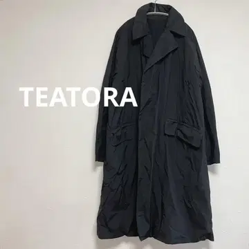 테아토라 TEATORA 포켓형 디바이 코트 블랙 나일론