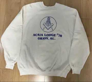 90's Freemasonry printed sweat shirt