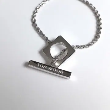새상품 정품 Tom Wood Square Rope 팔찌 7인치