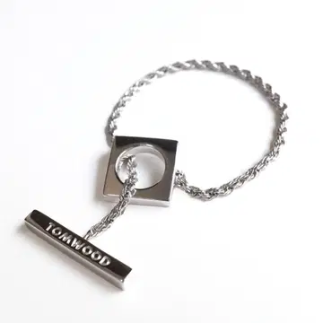 새상품 정품 Tom Wood Square Rope 팔찌 7인치