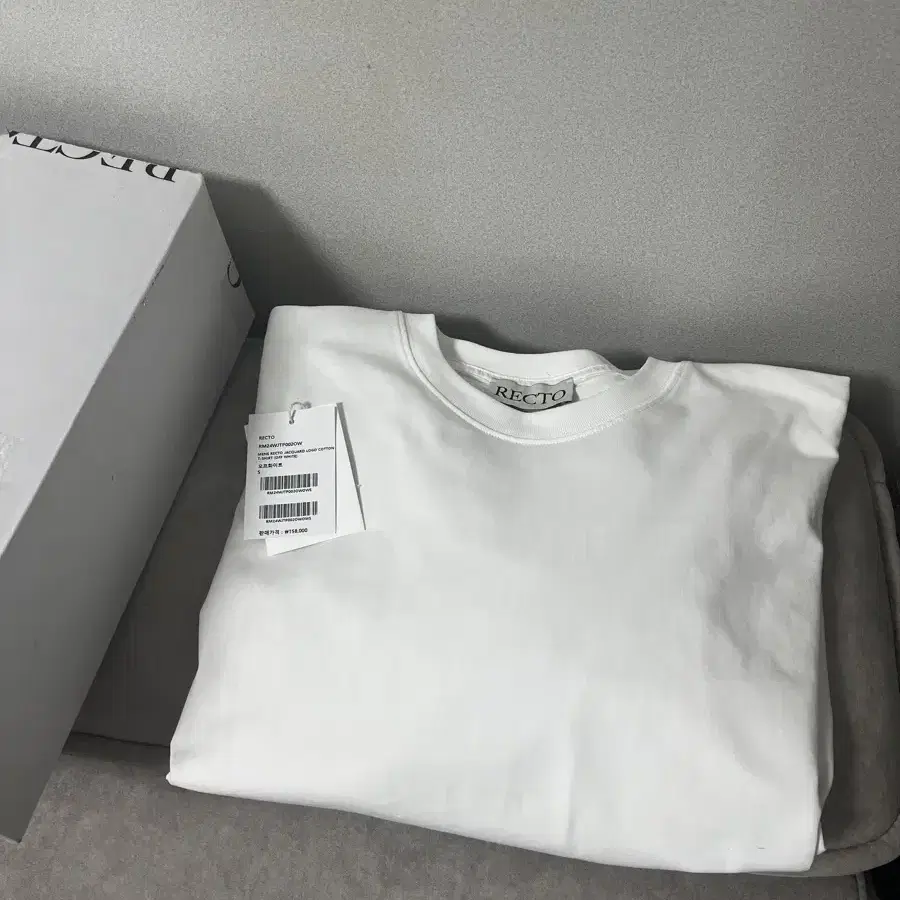 [RECTO] / ☆ 24FW MENS RECTO JACQUARD LOGO COTTON T-SHIRT RECTO - Official Website
