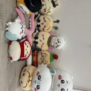 귀여운 캐릭터 봉제 인형 세트