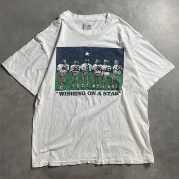 90s USA제 NFL 풍경 아트 빈티지 T-셔츠