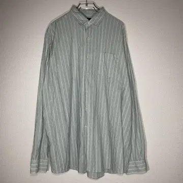 90s 랄프 로렌 채프먼 포니 없는 스트라이프 셔츠