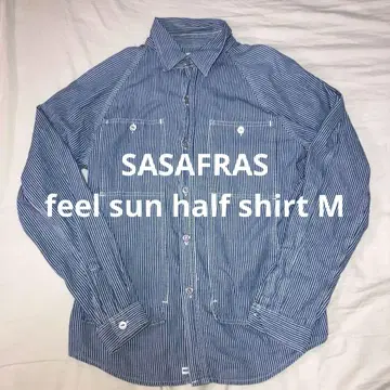 사사프라스 느낌 선 하프 셔츠 M