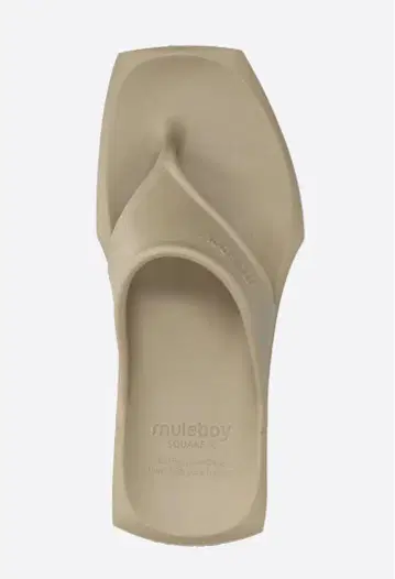 muleboy SQUARE X FLIP FLOP (브라운)
