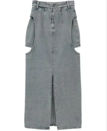 CLANE CIRCLE CUT LAYERED DENIM SKIRT 정품