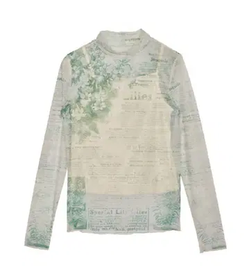 AMERI PICTURE BOOK TATTOO TOP 그린