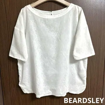 새상품급 BEARDSLEY 비어즐리 상의 풀오버 뒷면 레이스 블라우스