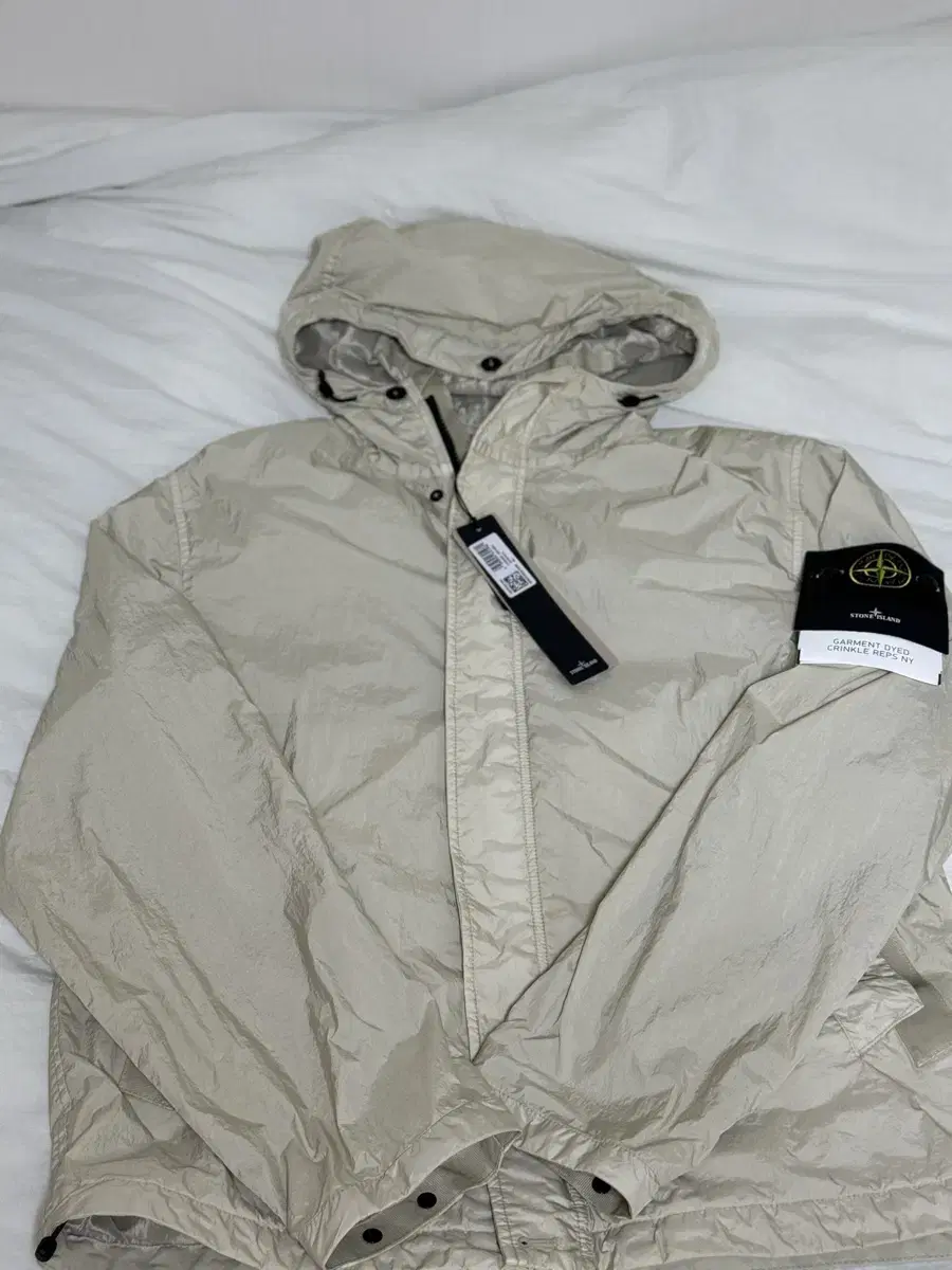 Stone Island 25S/S Crinkle Reps Windbreaker L New