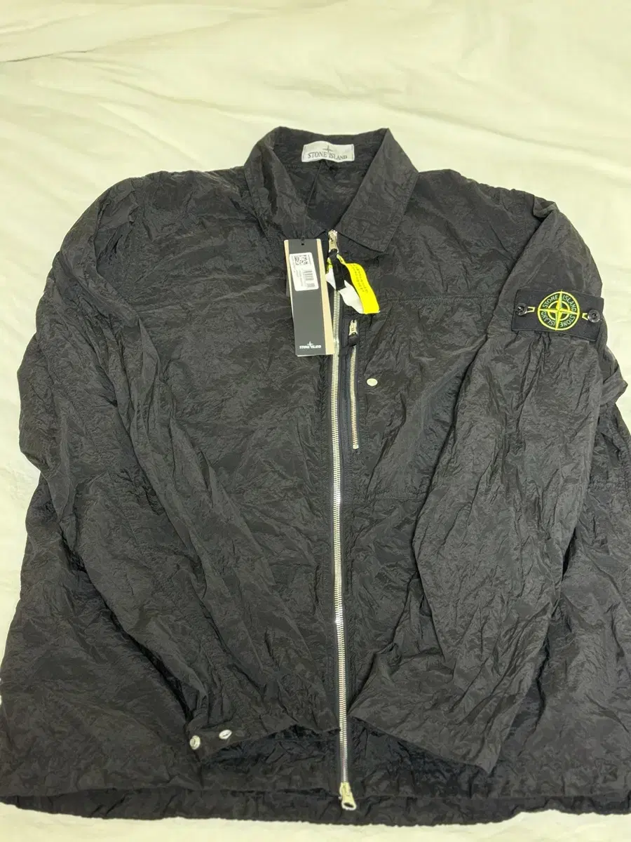 Stone Island 25S/S Nylon Metal Overshirt Black XXL New