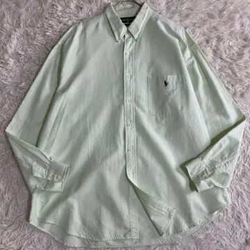 BIG SHIRT 90s RALPH LAUREN 코튼 긴팔 셔츠 XL