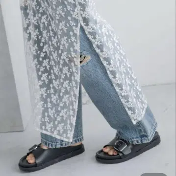레이스 레이어드 스커트