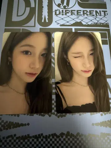 카즈하 LESSERAFIM DIFFERENT 오사카 회장 한정 2종 세트