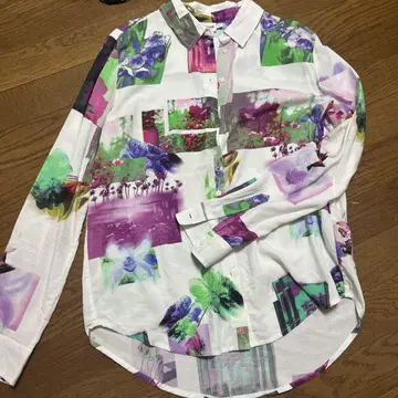 Desigual 꽃무늬 프린트 긴팔 셔츠 S 사이즈