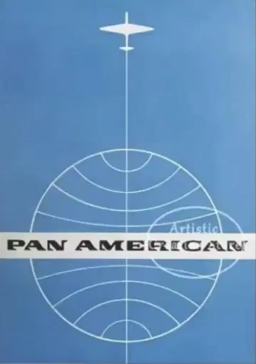 팬 아메리칸 항공 PAN AM A4 아트 포스터 캔버스