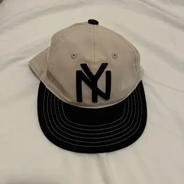 American Needle NY 로고 캡 베이지/블랙