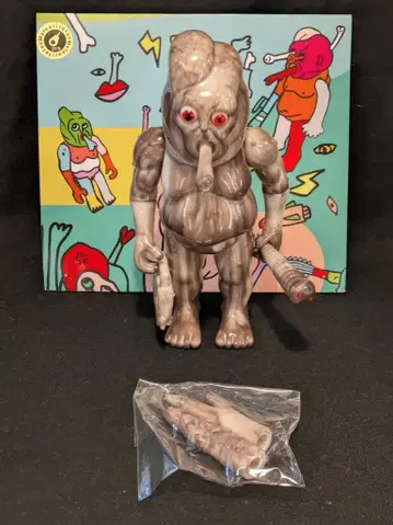 Meteoritetoy KABU 화이트 그레이 마블 성형