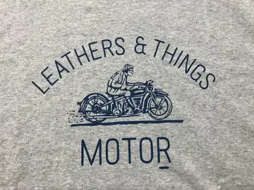 LEATHERS & THINGS MOTOR 티셔츠 그레이