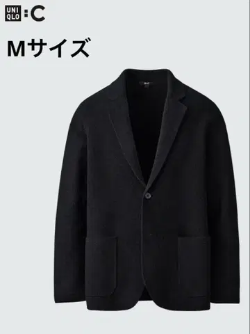 유니클로 니트 자켓 M 사이즈 블랙