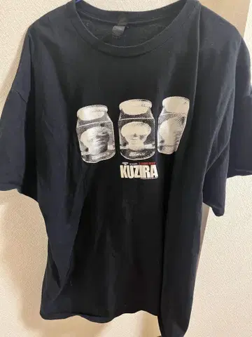 KUZRA 프린트 티셔츠 XL 블랙 GILDAN