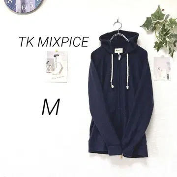9341 TK MIXPICE 집업 후드티 아우터 M 무지