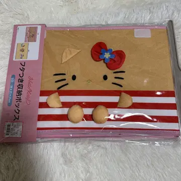 인기 상품] 일광화상 키티 뚜껑이 있는 수납 박스 산리오 헬로키티 아베일