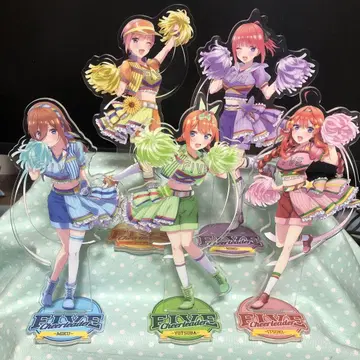 오등분은 신부 아크릴 스탠드 5개 세트 치어 리더