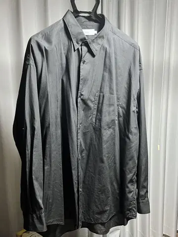 그라프페이퍼 그라프 페이퍼 블랙 셔츠 GM251-50001B