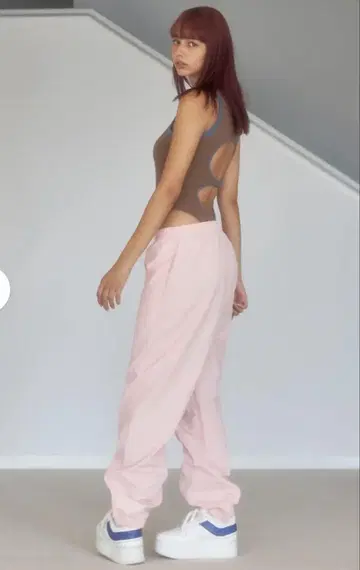 TW 투 Unisex Nylon Pants 핑크 M