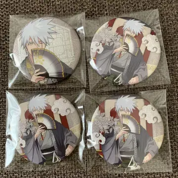NARUTO 하타케 카카시  신작 트레이딩 캔뱃지 왕좌 4개
