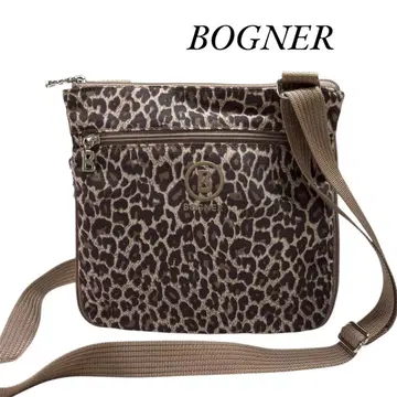 레어 새상품급 보그너 BOGNER 레오파드 무늬 숄더백