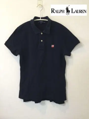 RALPH LAUREN SPORT 블랙 피케 셔츠 L 사이즈