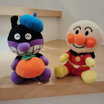 호빵맨 바이킹맨 봉제 인형 세트