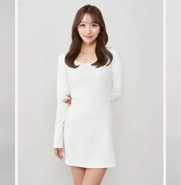 Darich 실루엣 컷 미니 원피스