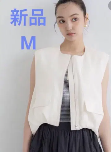 택 포함 새상품 coca 코쿤 베스트 아이보리 M