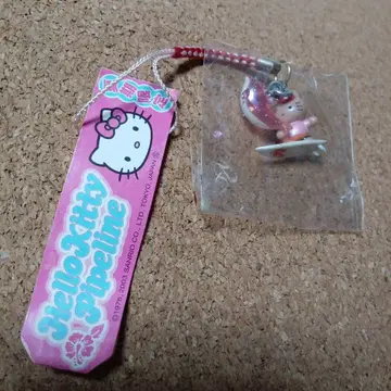 약간 일광화상 입은 헬로키티 현지 스트랩 여름 한정판