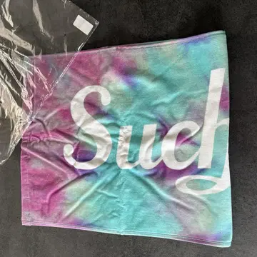 Suchmos 투어 타월 타이다이 패턴