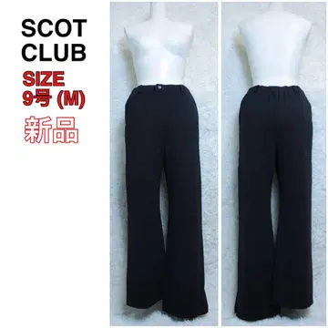 새상품 SCOT CLUB 스콧 클럽 비대칭 이지 플레어 팬츠