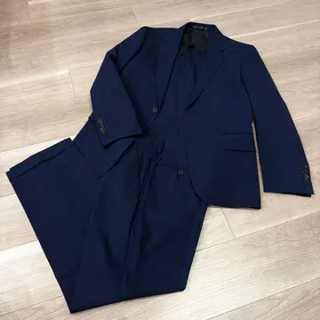 폴스미스 네이비 체크 수트