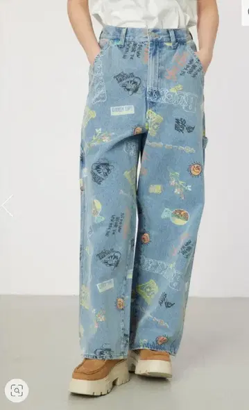 로데오 크라운 ICON 페인터 팬츠 S 사이즈 택 포함 새상품